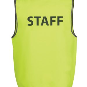JB's Hv Safety Vest Print Staff