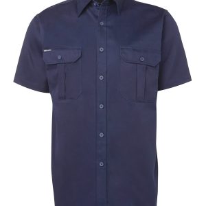 JB's S/S 190 G Work Shirt Navy
