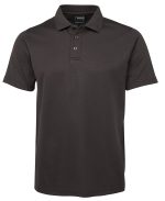 Podium Cotton Back Yardage Polo Gunmetal