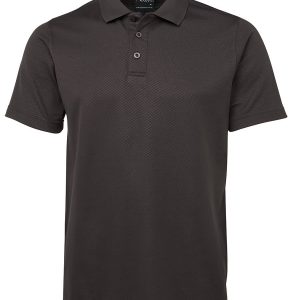 Podium Cotton Back Yardage Polo Gunmetal