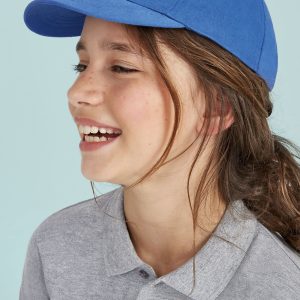 Cap KIDS 5 panel light brushed cotton SUNNY