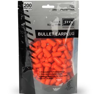 JB's Bullet Shaped Earplug (200 Pieces)
