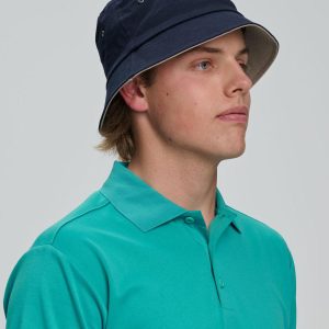contrasting underbrim bucket hat