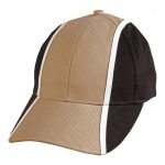 H/B/C tri-color baseball cap