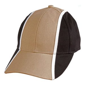 H/B/C tri-color baseball cap
