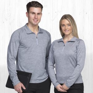 Merino Zip Pullover - Womens