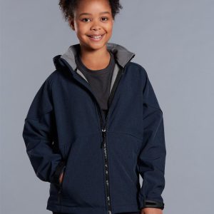 Kids' Softshell Full Zip Hoodie