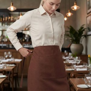 [AP06(M3100)] Canvas Short Waist Apron