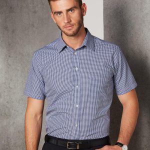 Men's Two Tone Check S/S Shirt