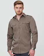 Men's Long Sleeve Military Shirt