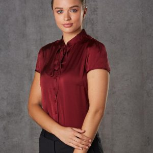 Women's Tie Neck Blouse
