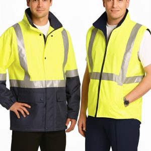 Hi-Vis Three in One Safety Jacket with 3M Tapes