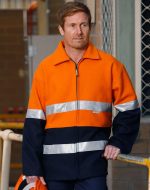 Hi-Vis Two Tone Bluey Safety Jacket with 3M Tapes