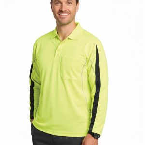 Men's Truedry L/S Hi-Vis Polo