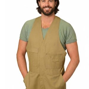 Men's Cotton Drill Action Back Overall-Regular