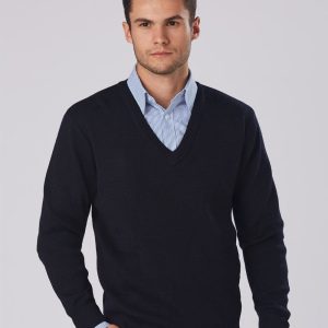 V Neck Wool / Acrylic Knit Jumper
