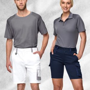 Unisex Utility Stretch Cargo Work Shorts