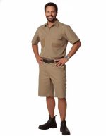 Fine Duck Weave Dura-Wear Short Sleeve Work Shirt