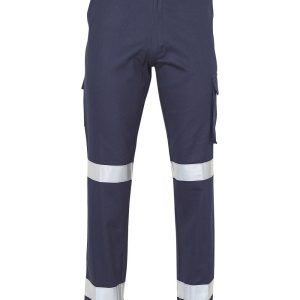 Long fit drill pants with 3M tapes / pocket on leg