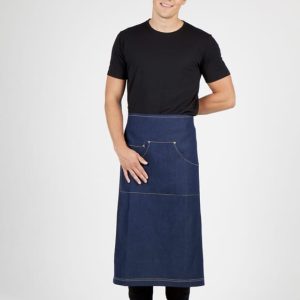 Long Waist Cotton/Denim Apron