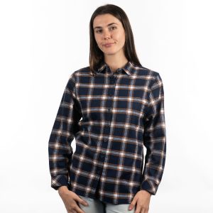 Long Sleeve Yarn-Dyed Flannel Shirt