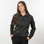 Full Zip Sweater Knit Jacket