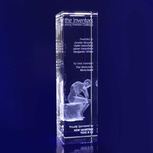 3D Crystal Rectangle Bar
