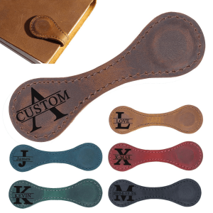 PU Leather Magnetic Bookmark