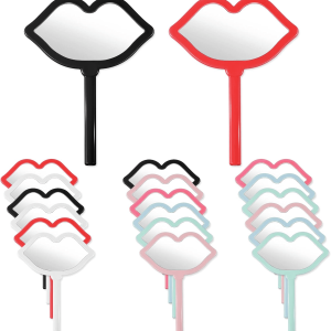 Lip Shaped Handle Mirror