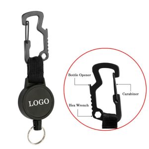 Retractable Badge Reel with Carabiner