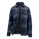 Women's Highland Sherpa Lined Plaid Jacket