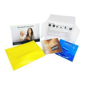 Condom and Lubricant Sleeve