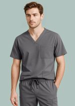 Mens Avery V-Neck Scrub Top