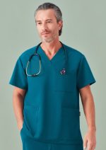 Unisex Pulse V-Neck Scrub Top