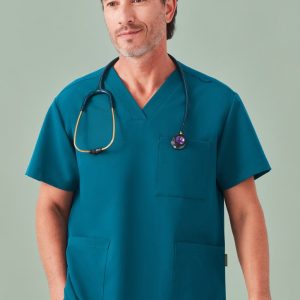 Unisex Pulse V-Neck Scrub Top