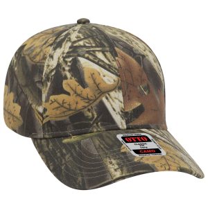 Camo 6 Panel Low Profile Baseball Cap