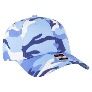 Camo 6 Panel Low Profile Baseball Cap Camo