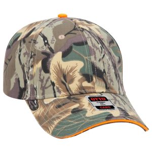 Camo 6 Panel Low Profile Baseball Cap