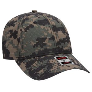 Digital Camo 6 Panel Low Profile Baseball Cap