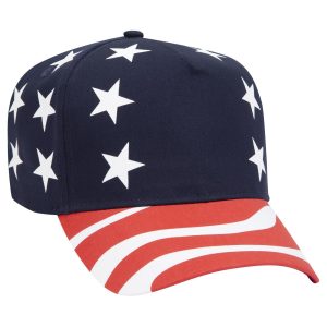 5 Panel Mid Profile Baseball Cap