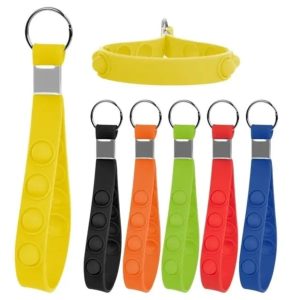 Push Pop Stress Reliever Keychain