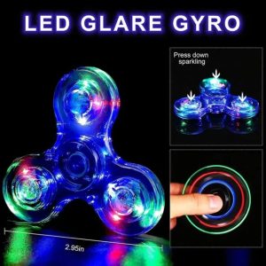 Crystal Luminous LED Fidget Spinner