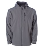 Mens Soft Shell Poly Zip Jacket