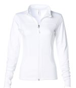 Womens Polyester Athletic Zip