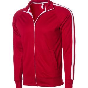 Adult Unisex Poly Zip Track Jacket