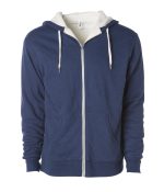 Unisex Sherpa Lined Zip