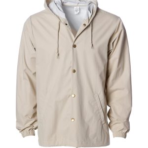 Mens Nylon Hooded Windbreaker