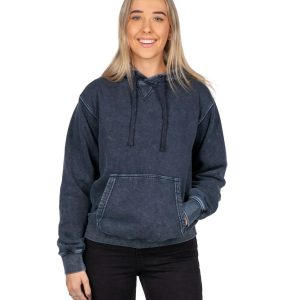 Womens'/Junior's Stone Wash Fleece Hoodie