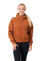 Womens/Girls Cotton Care Half-Zip