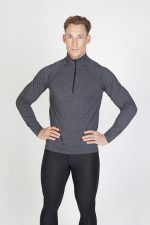 Mens Greatness Half Zip Mock Neck